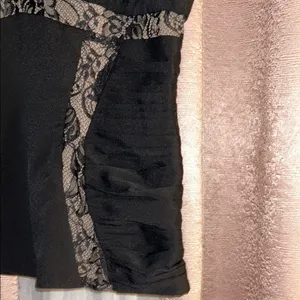 Bebe Size M Black Dress Tank thumbnail 4