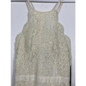 Lulus Zenith Cream Lace Maxi Dress NWT Size XS Halter Full Length Bridal Gown thumbnail 7