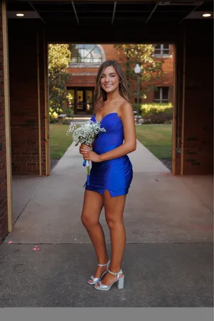Royal blue Homecoming Dress thumbnail 6