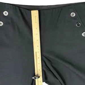 Alfani Black Stretch Button Detail Bootcut Slacks Trousers size M Professional thumbnail 9