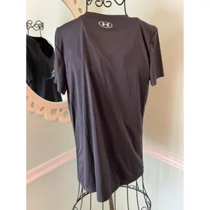 UNDER ARMOUR S Gray blue logo v neck t-shirt Short‎ Sleeve NWT thumbnail 2