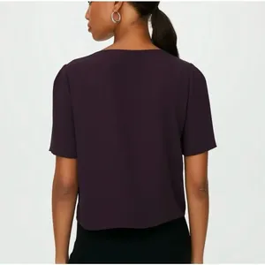 ✨Aritzia BABATON Randy Purple Sz XXS Blouse✨ thumbnail 5