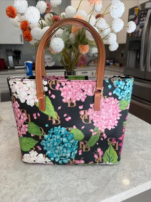 Dooney & Bourke Hydrangea Monogram Miller Shopper Tote thumbnail 2