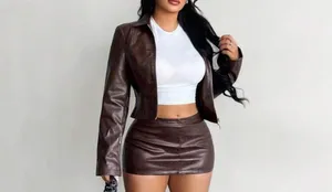 SheIn Leather Jacket thumbnail 4