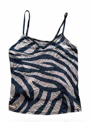 Stars Above Womens Large Zebra Print Cami Cami Top Soft Modal Adjustable Straps thumbnail 1