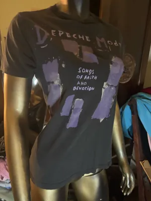 Depeche Mode rock band tee Gray Size M thumbnail 2