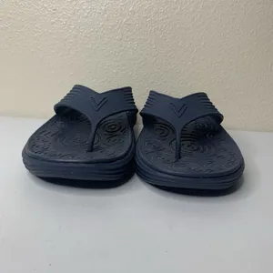 Vionic Recovery Thong Sandals Slip On Women’s Sz 9, Men’s 7 Blue thumbnail 3