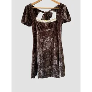 Kimchi Blue Jill Velvet Mini Dress New Cottagecore Urban Outfitters Medium thumbnail 4