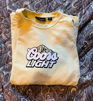 Coors Light Yellow Crewneck thumbnail 4