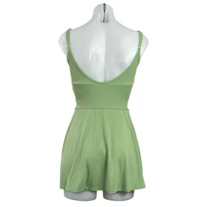 JoyLab Green Sleeveless Open Back Tennis Golf Shorts Mini Athletic Dress Size XS thumbnail 3