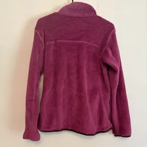 Patagonia Medium Magenta Purple Snap 1/4 Fleece Pullover Pockets‎ Outdoors Hike thumbnail 5