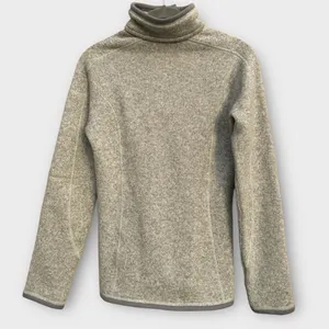 Better Sweater Marked Grey Mock Neck Quarter Zip-Up thumbnail 7