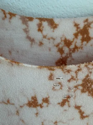 Distressed bleached khaki & cream off thumbnail 4