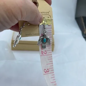 NWT Crystal Avenue Thunderbird earrings Blue thumbnail 6