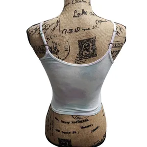 Hollister White Cropped Tank Top Sun Graphic‎ Y2K Summer Festival Aesthetic XS thumbnail 2