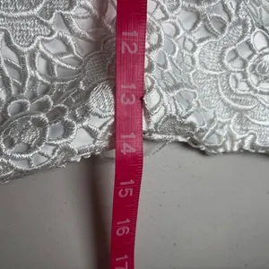 MM Couture Miss Me White‎ Strapless Lace Mini Dress Medium Wedding Cocktail thumbnail 11