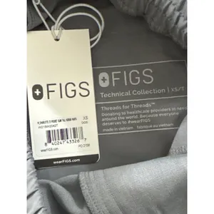 FIGS Scranton Slim Jogger Scrub Pants Grey Technical Collection XS NWT‎ thumbnail 10