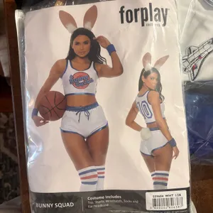 NEW Forplay Space Jam Bunny Lola Bunny Squad Baller Costume Size Large XL thumbnail 6