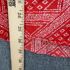 The North Face Womens Red Print Organic Cotton Henley Tank Top Small thumbnail 8