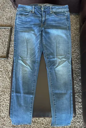 American Eagle Outfitters Blue Skinny Jeans thumbnail 1