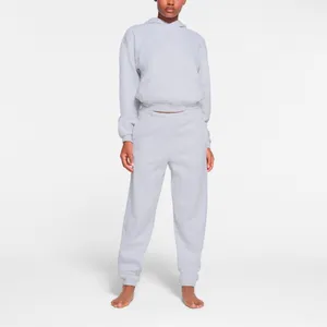 SKIMS (G23) Cotton Fleece Joggers light Heather gray NWT SIZE Large thumbnail 2