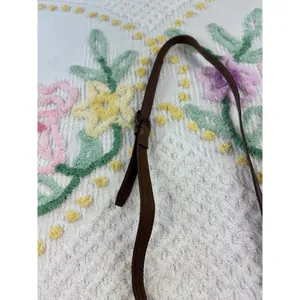 Artisan BY LANG Brown Faux Leather Tassel Crossbody Shoulder‎ Bag thumbnail 8
