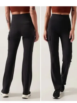 Athleta Delancey Straight Cargo Pants Large $129 Athleisure thumbnail 2