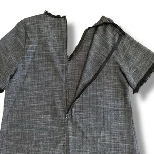 Doe & Rae Tweed‎ Shift Dress Black Gray L NWT Workwear Parisian Chic Capsule thumbnail 7