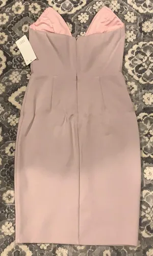 Tobi On The Plunge Mauve Purple Bodycon Dress thumbnail 6