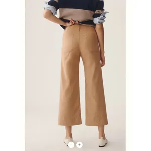 Anthropologie Maeve The Colette Cropped Wide-Leg Trousers thumbnail 4