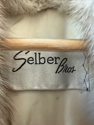Vintage 80’s Blue Fox Fur Coat Selber Bros Size 8 thumbnail 3