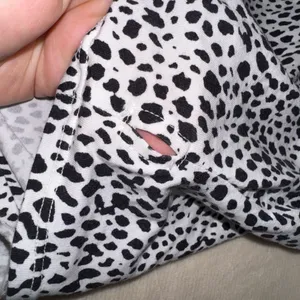 Brandy Melville Black and White Dotted Wrap Top thumbnail 9