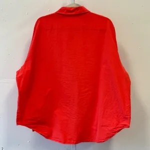 Showpo‎ Women's Orange Oversized Cotton Button Down Shirt Long Sleeve Size US 10 thumbnail 2