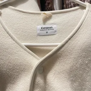 Cream COVERNAT fleece jacket White Size XL thumbnail 2