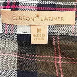 Gibson Latimer Plaid Long Sleeve Button Up Shirt Women’s Medium thumbnail 2