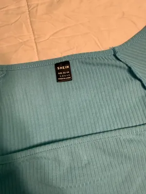Shein Blue Crop Top thumbnail 3