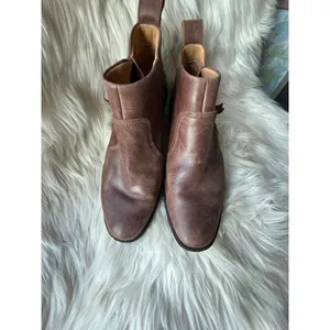 UGG Brown Leather Ankle Boots thumbnail 2