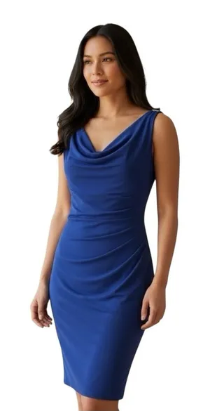 RALPH LAUREN Royal Blue Cocktail Dress thumbnail 1