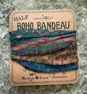 NWT Natural Life Half Boho Bandeau Top Headband Accessory thumbnail 1