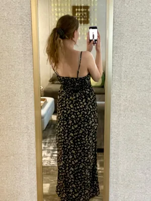 Black Floral Dress thumbnail 3