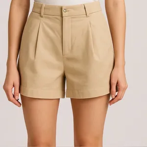 MNG Mango Shorts Beige Pleated women’s Size 38 (US 6) (A175)”✨ thumbnail 3
