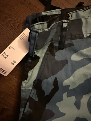 Urban Outfitters High Waisted Camo Cargo Pants thumbnail 6