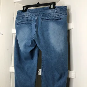 Paris Fashion Jeans Size 7 Light Medium Wash Denim thumbnail 10
