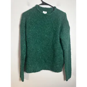 J.Crew‎ Boucle Mockneck Sweater Autumn Pine Green Wool Alpaca Blend BL773 XS thumbnail 2