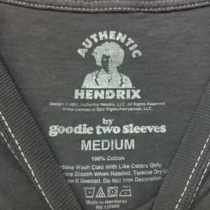 Jimi Hendrix 1969 Newport Pop Festival Distressed Rock Tee M thumbnail 4
