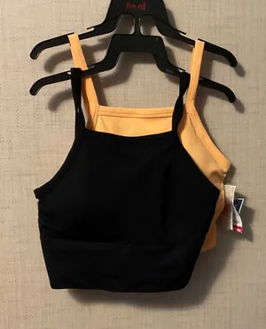 Pro Fit Sports bras Yellow Size L thumbnail 1