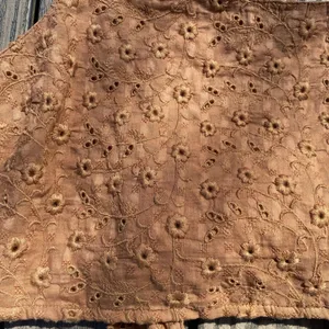 American Eagle XL Brown Square Neck Embroidered Crop Tank top tie back floral thumbnail 7