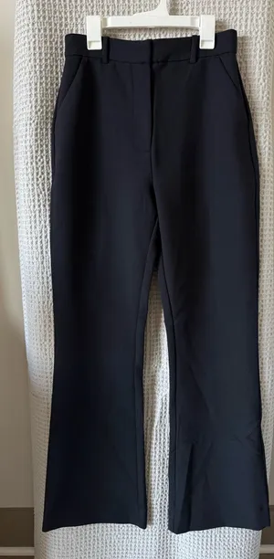 Abercrombie Black Flare High Rise Pants thumbnail 1