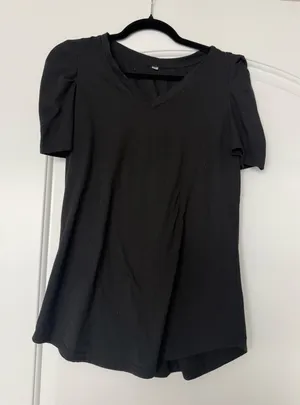 Black Short Sleeve Top thumbnail 1