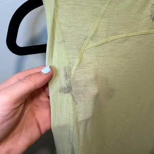 Free People Movement Muscle Tank Lime Green Medium Asymmetrical Athleisure Gym thumbnail 4